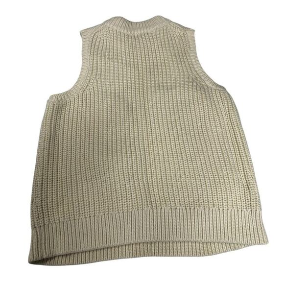 NWT Banana Republic Women's Cable Knit Sweater Vest Round Neck Sleeveless Size M - Picture 5 of 10